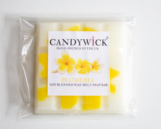 Plumeria Wax Snap Bar