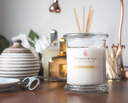 Prosecco Bubbles Candle