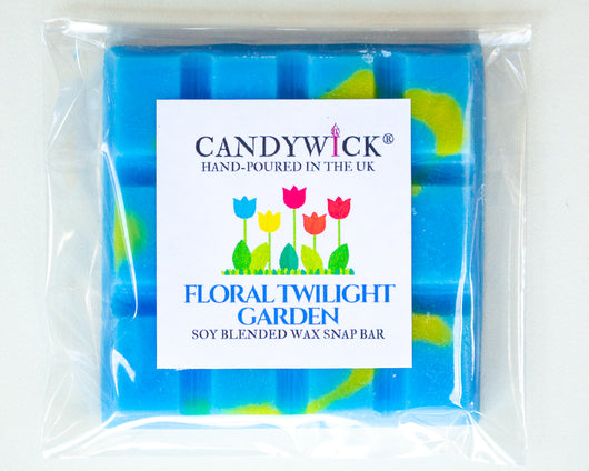 Candywick Floral Twilight Garden Wax Snap Bar